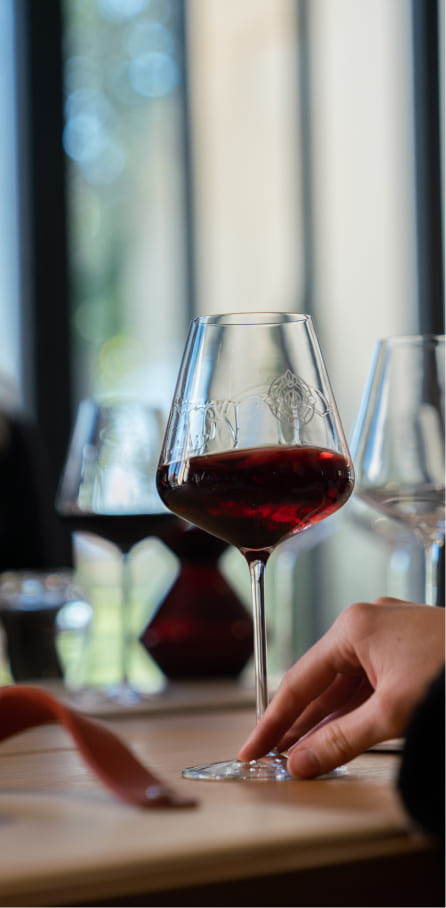 verre e vin rouge