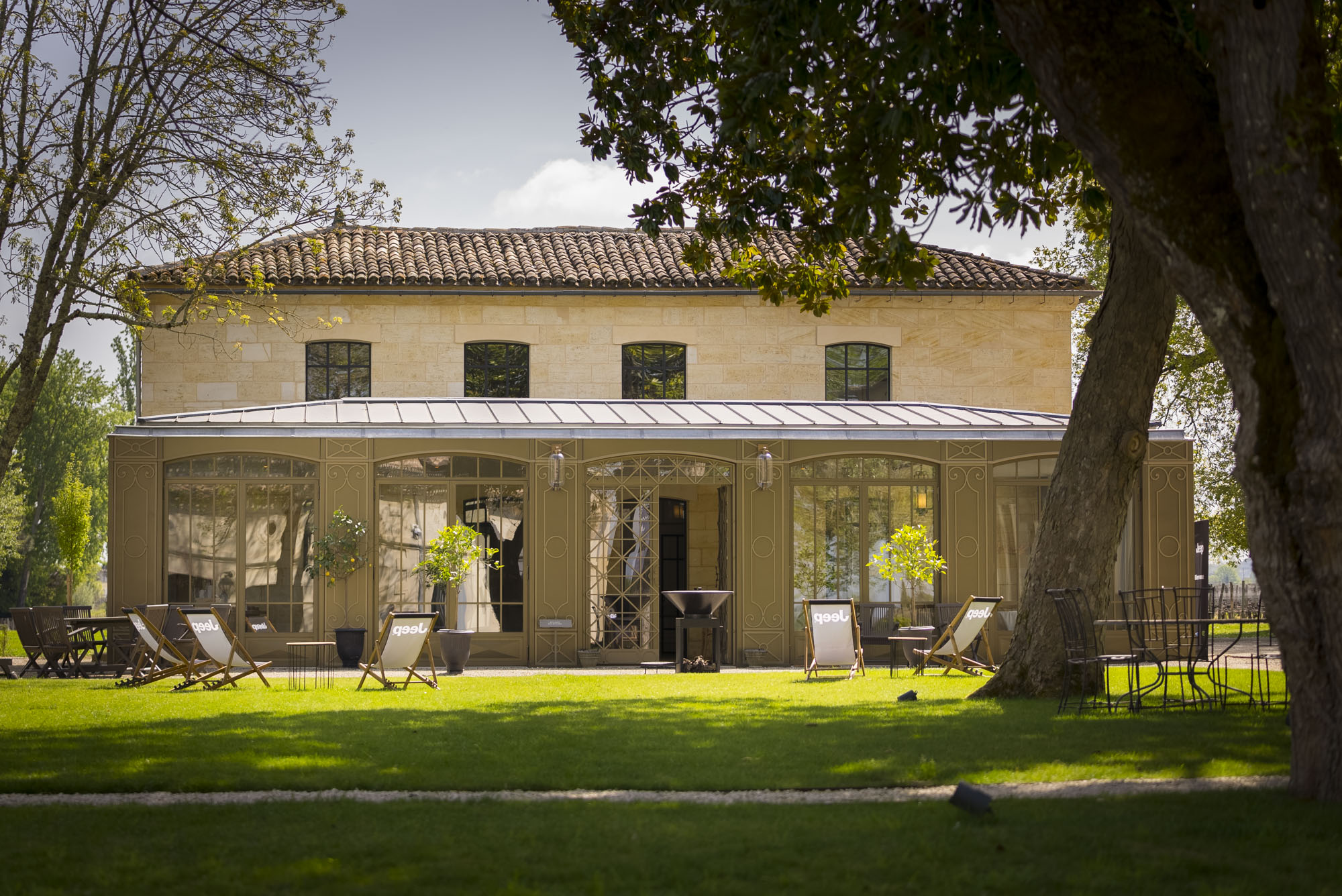 l'orangerie vue d'extérieur